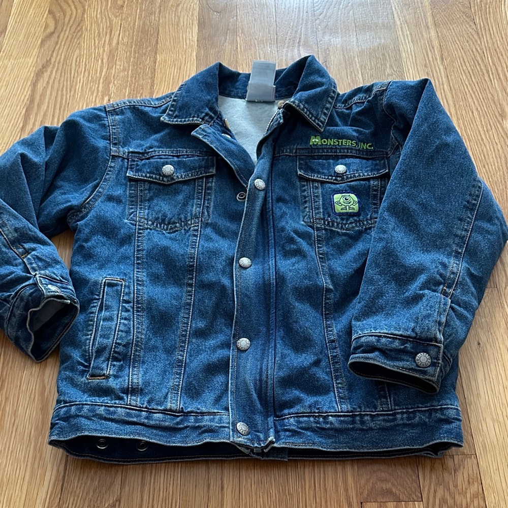 Disney Monsters Inc. Blue Denim Jacket for Kids